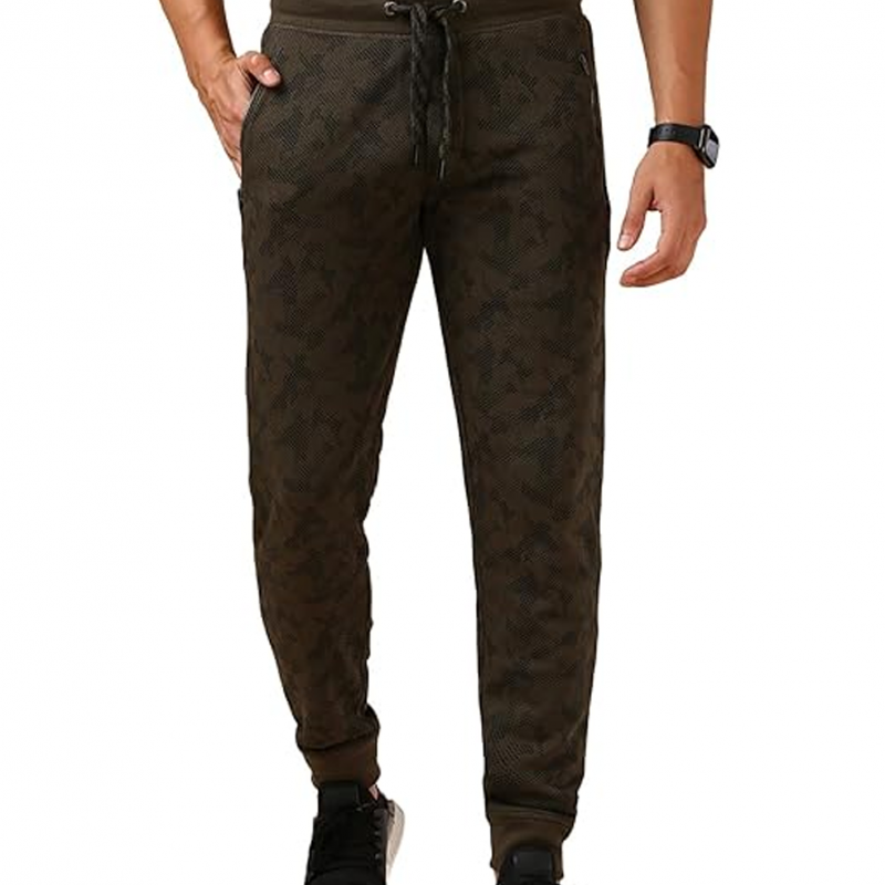 Men's Slim Fit Mid Rise Track Pant
