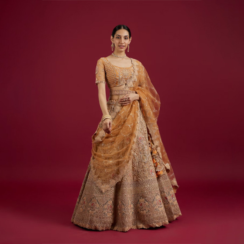 Mustard Yellow Radiance Lehenga