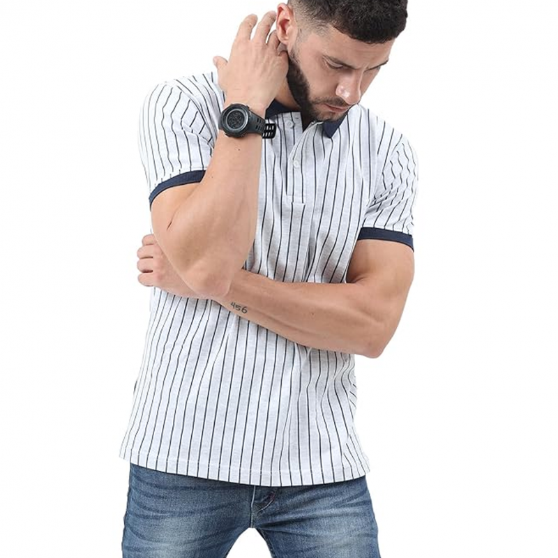 Mens Half Sleeve Cotton Striped Branded Polo T-Shirt for Mens || Polo T Shirt for Men || Tshirt for Men Stylish